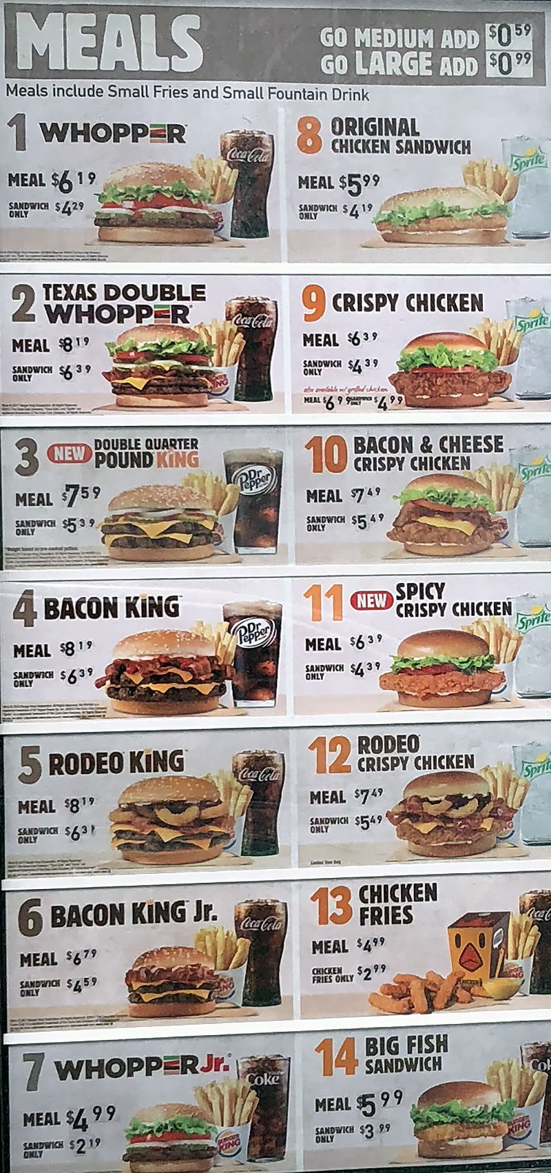 Burger King Menu With Prices: Affordable Delights for Every Appetite
